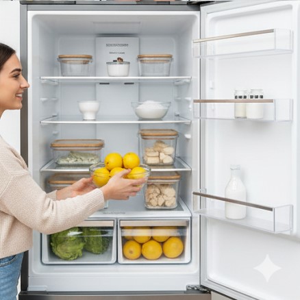 Natural fridge odor absorbers like baking soda, lemon, charcoal, and coffee
