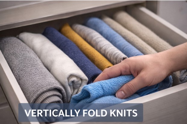 Using baskets, bins, and labels to organize closet accessories