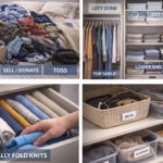 How to organize your clothes closet step by step