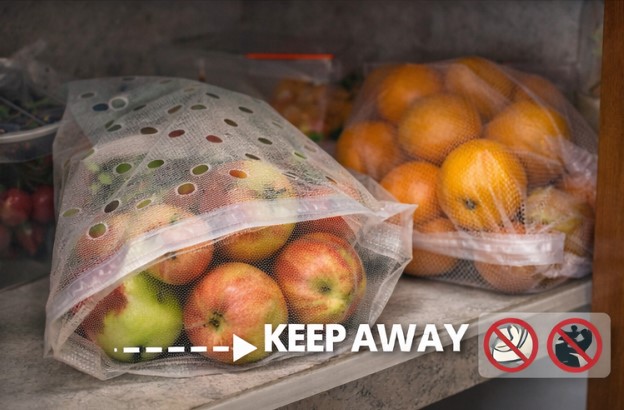 Proper packaging for berries, citrus, and apples to keep them fresh
