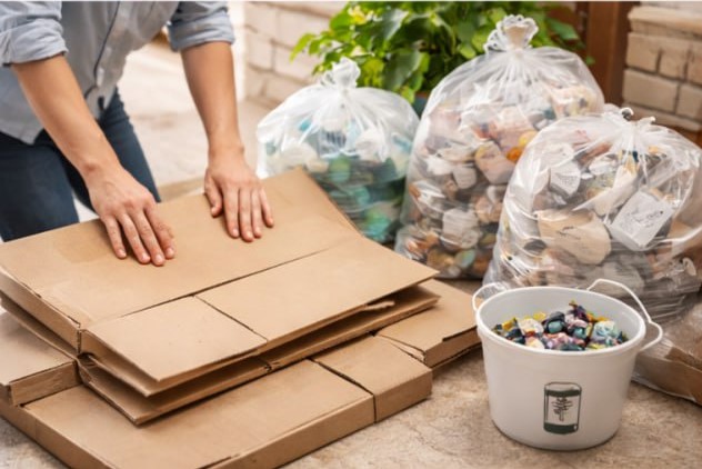 Eco-friendly habits like using reusable bags and buying in bulk