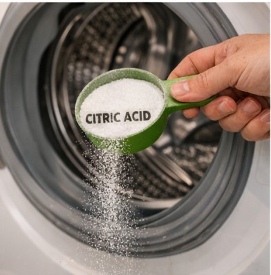 How to clean a washing machine and remove limescale
