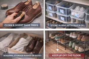 How to store shoes properly to keep them in good condition