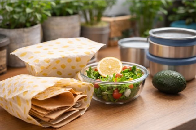 Envoltorios de cera, tapas de silicona y compras a granel