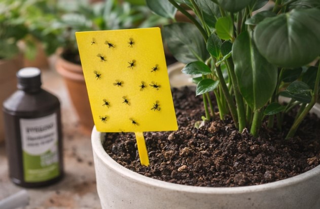 Trampas adhesivas y peróxido de hidrógeno para eliminar mosquitos