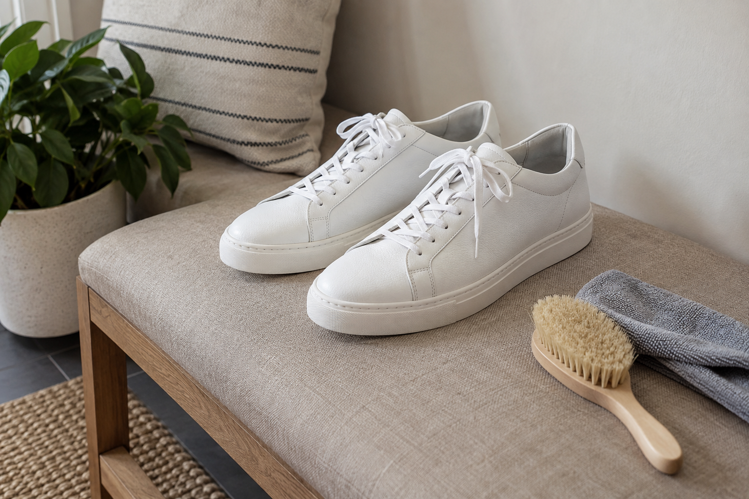How to Clean White Sneakers Safely